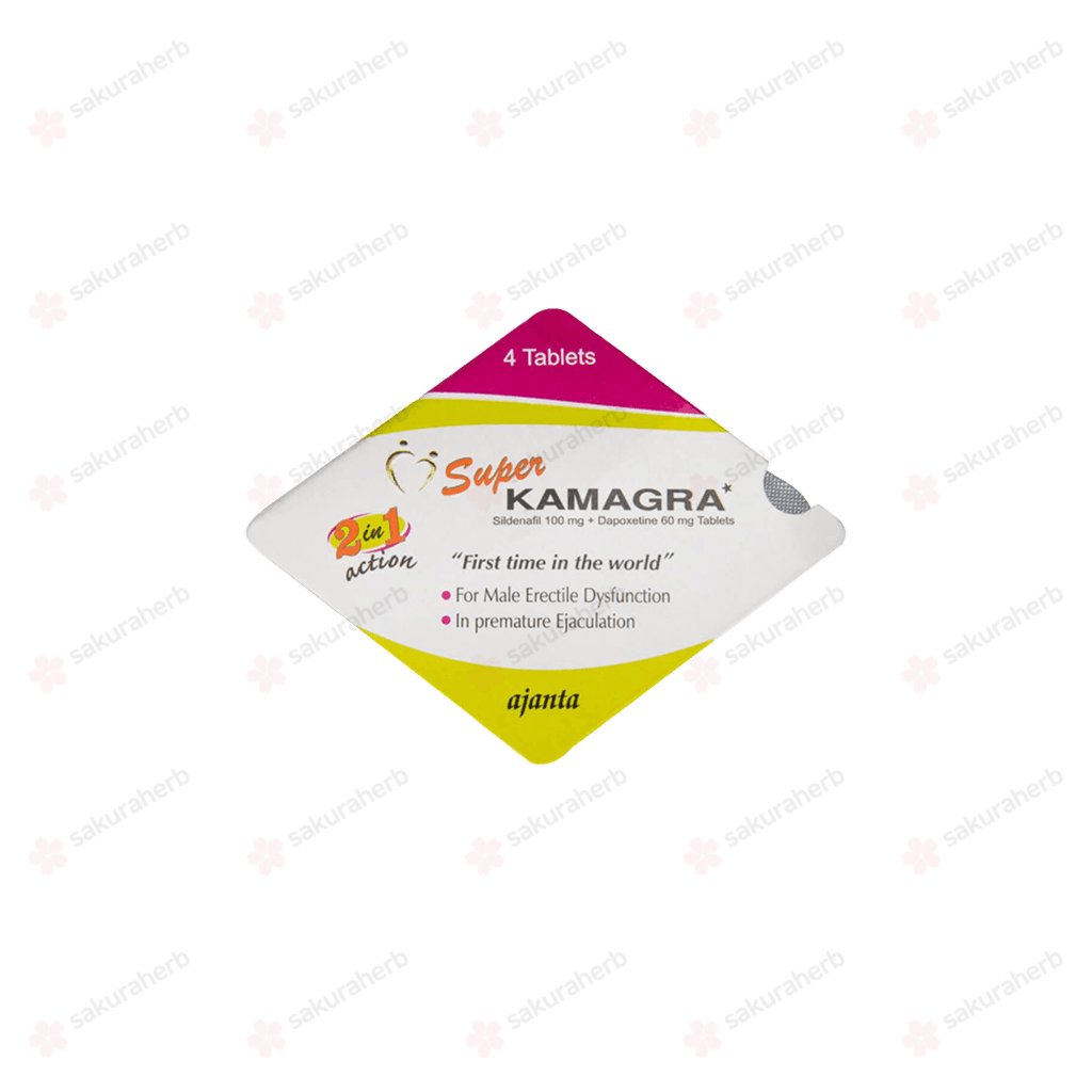 슈퍼 카마그라 (구연산 실데나필 Sildenafil Citrate 100mg + 다폭세틴 Dapoxetine 60mg)