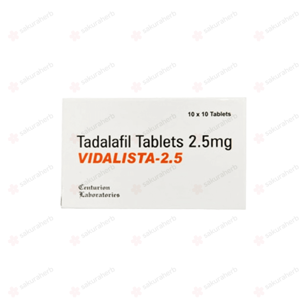 비달리스타 2.5 ( 타다라필 Tadalafil 2.5mg )