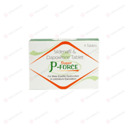 슈퍼 P 포스 (구연산 실데나필 Sildenafil Citrate 100mg + 다폭세틴 Dapoxetine 60mg)
