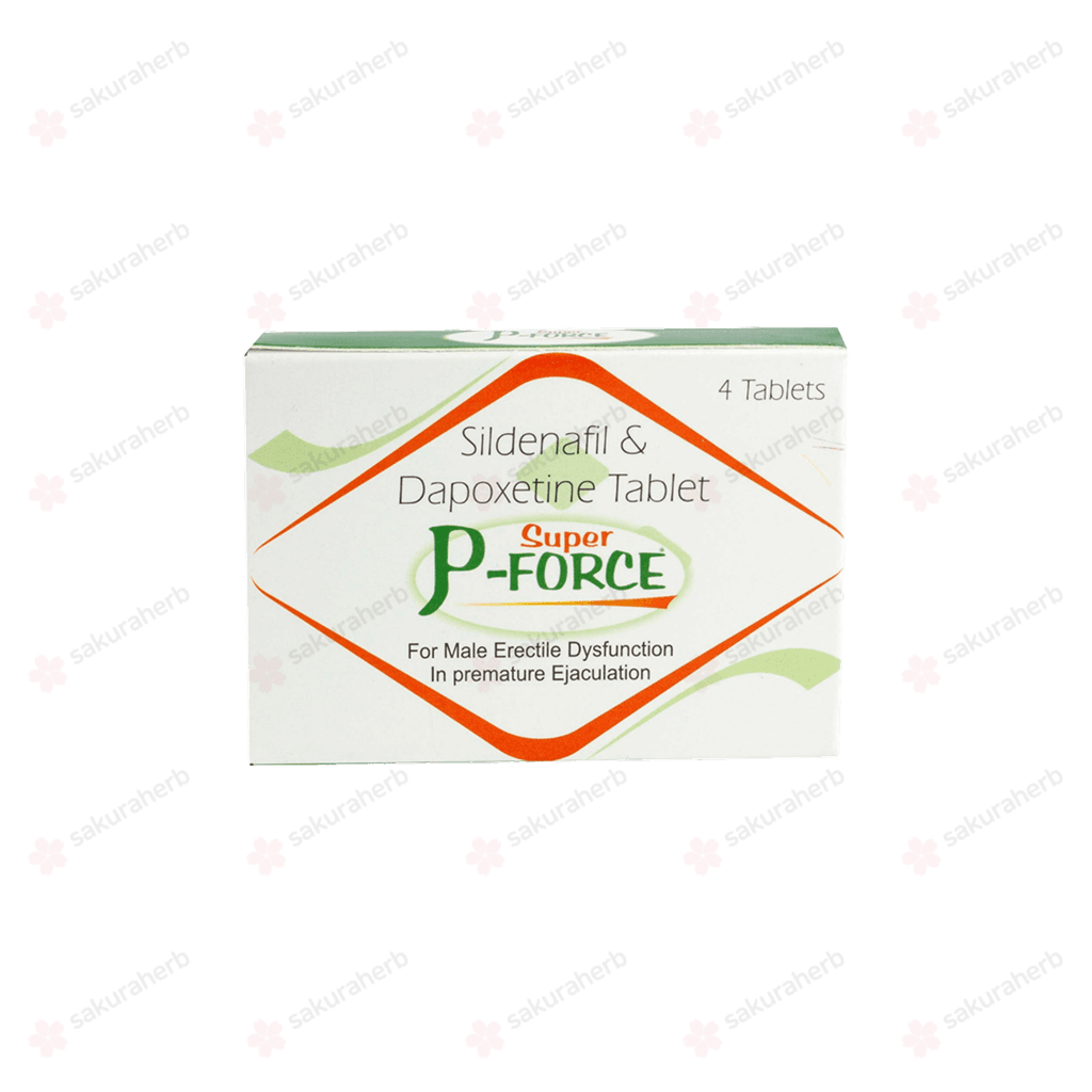 슈퍼 P 포스 (구연산 실데나필 Sildenafil Citrate 100mg + 다폭세틴 Dapoxetine 60mg)