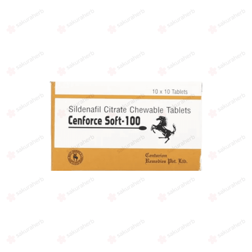 센포스 소프트 100 (구연산 실데나필 Sildenafil Citrate 100mg)