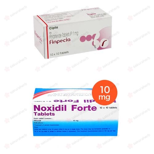핀페시아 300정 + 녹시딜 포르테 300정 (피나스테리드 Finasteride 1mg + 미녹시딜 Minoxidil 10mg)