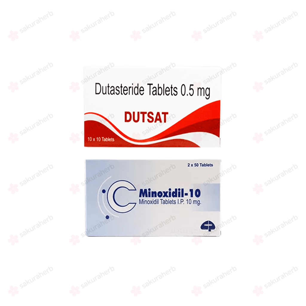 두사트 + 미녹시딜 10 (두타스테리드 Dutasteride 0.5mg + 미녹시딜 Minoxidil 10mg)
