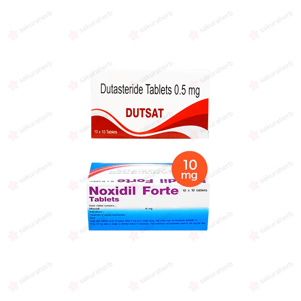 두사트 + 녹시딜 포르테 (두타스테리드 Dutasteride 0.5mg + 미녹시딜 Minoxidil 10mg)