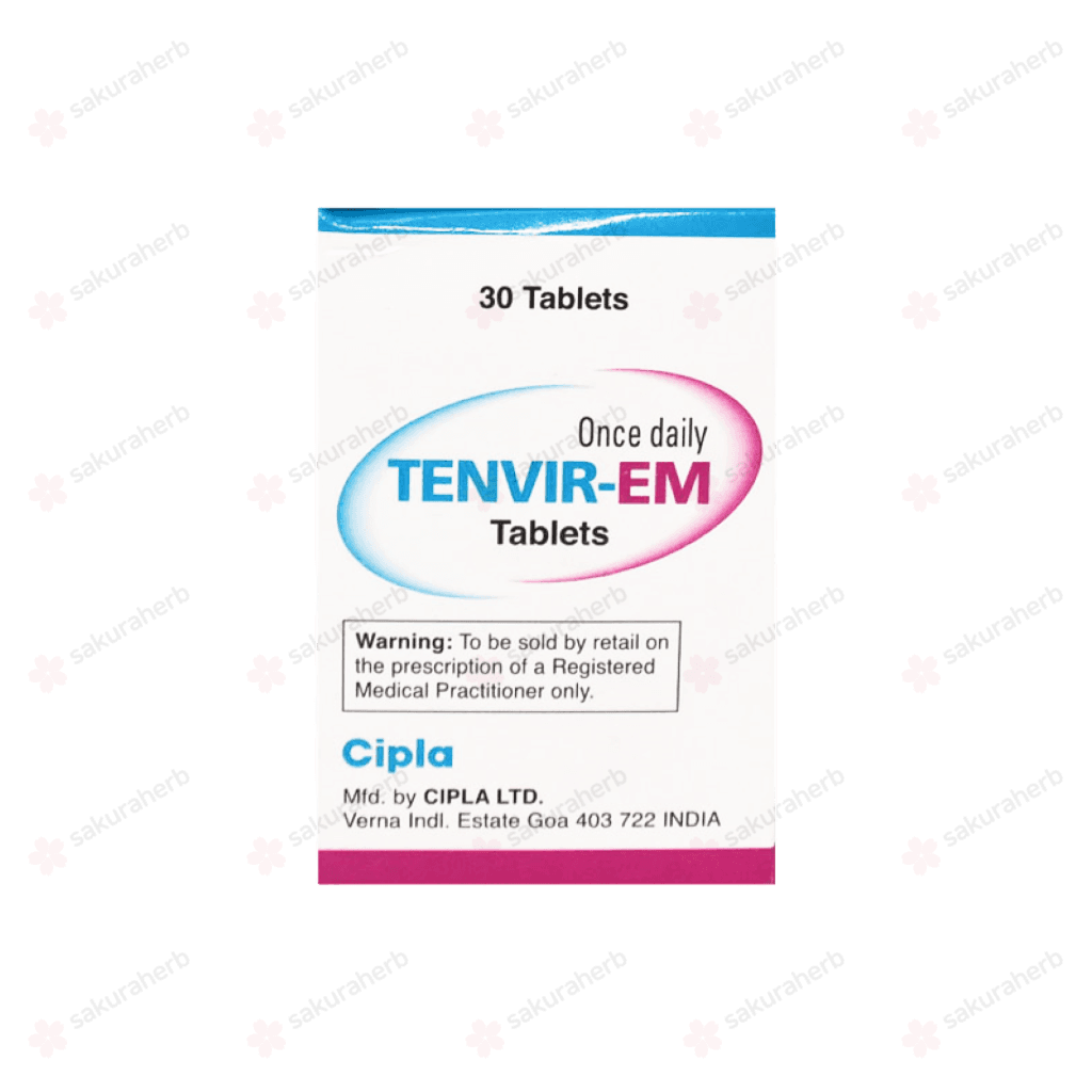 텐비르 - EM ( Tenofovir disoproxil fumarate + Emtricitabine 테노포비르 + 엠트리시타빈 300mg 200mg )