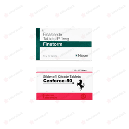 핀스톰 + 센포스 50 ( 피나스테리드 Finasteride 1mg ) + ( 구연산 실데나필 Sildenafil Citrate 50mg )