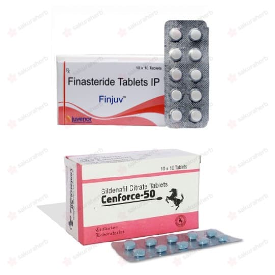 핀주브 100정 + 센포스 50mg 20정