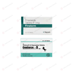 핀스톰 + 센포스 D ( 피나스테리드 Finasteride 1mg ) + ( 구연산 실데나필 + 다폭세틴 Sildenafil Citrate + Dapoxetine 100mg+60mg )