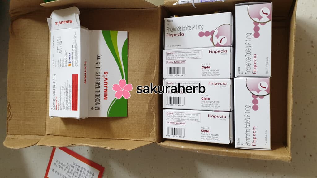 핀페시아600정잘  받았습니다