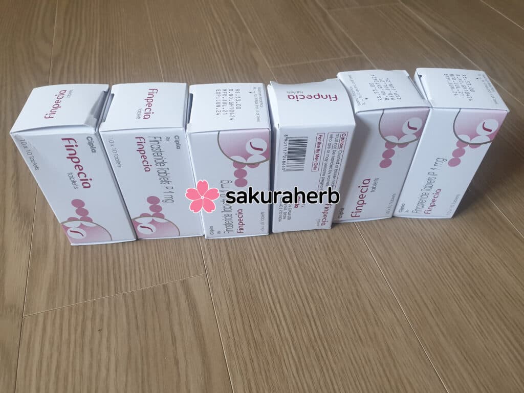 핀페시아 600정 받았습니다