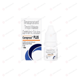 케어프로스트 플러스 ( 비마토프로스트 티몰롤말레산염 Bimatoprost Timolol Maleate 0.03% 0.5% w/v )