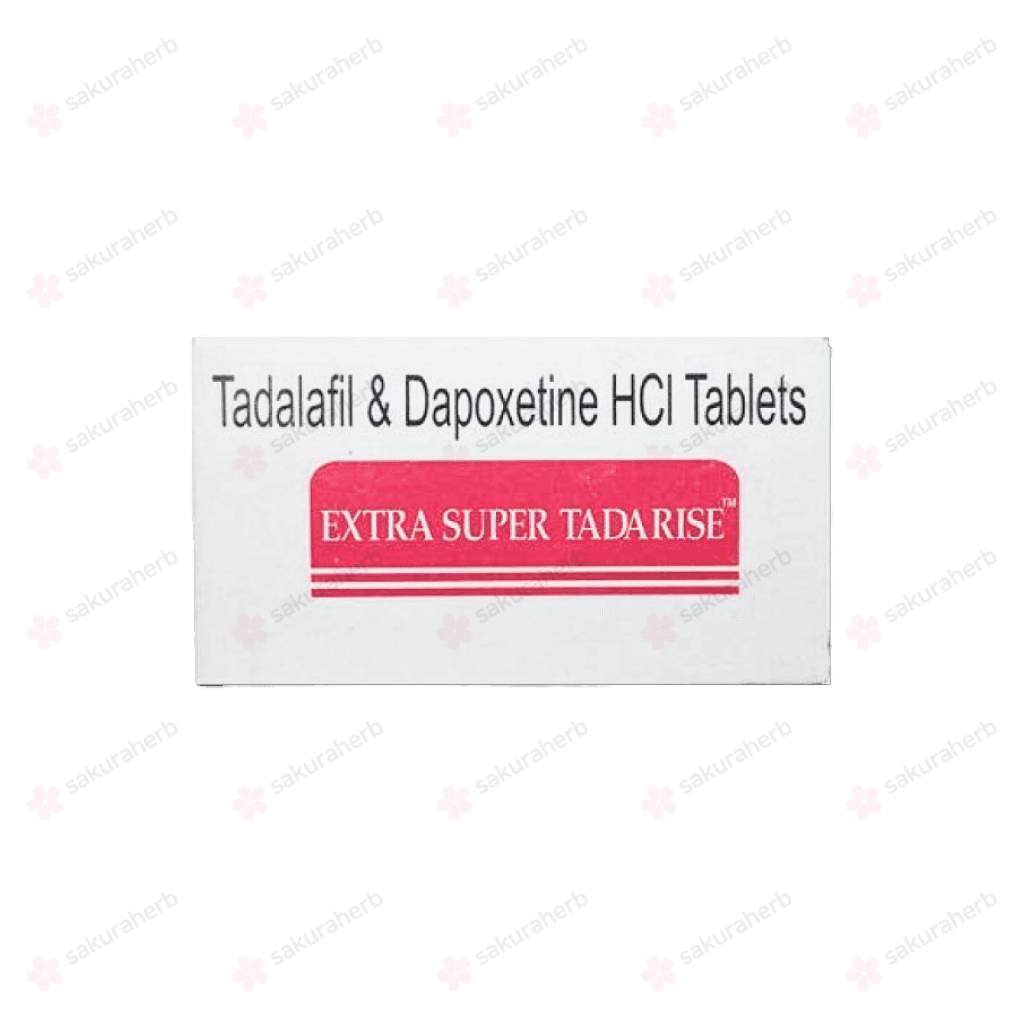 엑스트라 슈퍼 타다라이즈 (타다라필 Tadalafil 40mg +다폭세틴 Dapoxetine 60mg)
