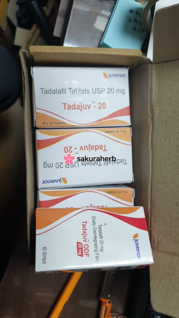 타다주브 20mg 300정 받았어요.