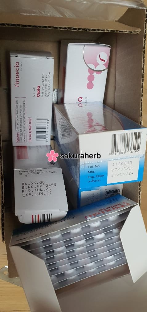 핀페시아600정.녹시딜600정 잘 받았습니다.