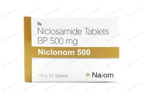 후기 - 니클로놈 500 ( 니클로사마이드 Niclosamide 500mg ) - 300정