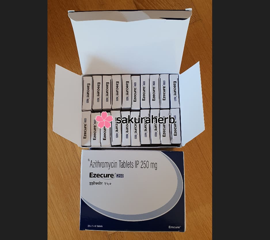 아지트로마이신 Ezecure 250mg 240정 구입하였습니다.