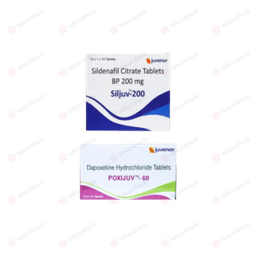 실주브 200 + 폭시주브 60 (구연산 실데나필 Sildenafil Citrate 200mg + 다폭세틴 Dapoxetine 60mg)
