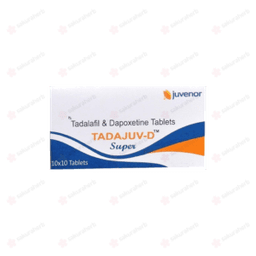 타다주브 D SUPER (타다라필 Tadalafil 40mg +다폭세틴 Dapoxetine 60mg)