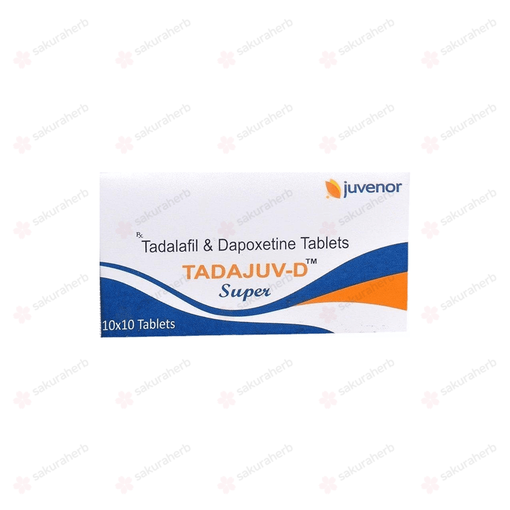 타다주브 D SUPER (타다라필 Tadalafil 40mg +다폭세틴 Dapoxetine 60mg)