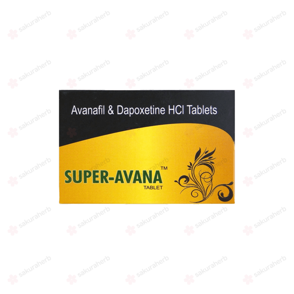 슈퍼 아바나  (아바나필 AVANAFIL 100mg + 다폭세틴 Dapoxetine 60mg)