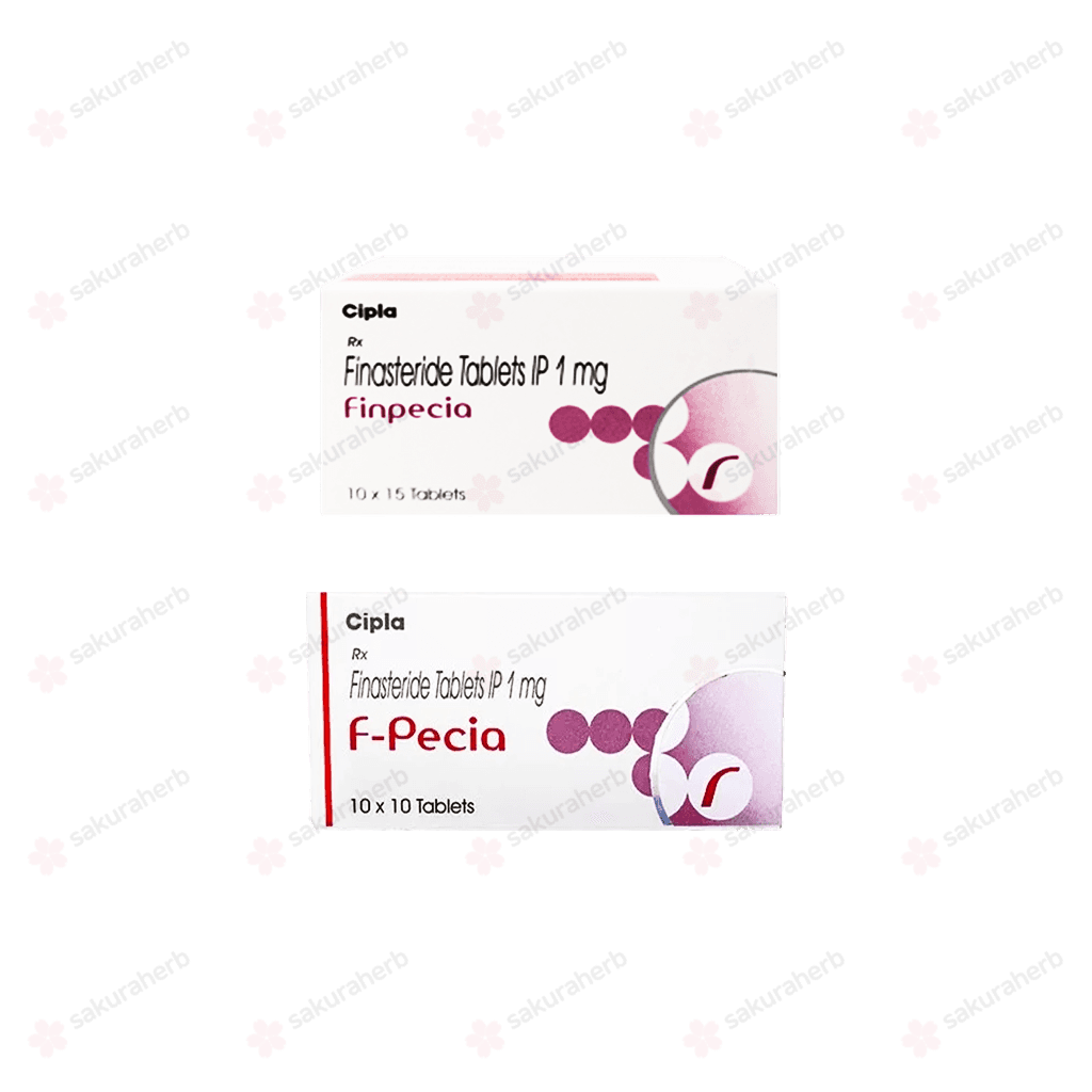 핀페시아 + 에프페시아 (피나스테리드Finasteride 1mg + 피나스테리드Finasteride 1mg)