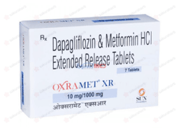 옥스라메트 XR 10/1000mg (다파글리플로진 Dapagliflozin 10mg + 메트포르민 Metformin 1000mg)