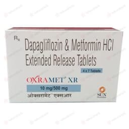 옥스라메트 XR 10/500mg (다파글리플로진 Dapagliflozin 10mg + 메트포르민 Metformin 500mg)