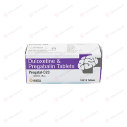 프레가탈 D20 ( 두록세틴 + 프레가발린 Duloxetine 20mg + Pregabalin 75mg )