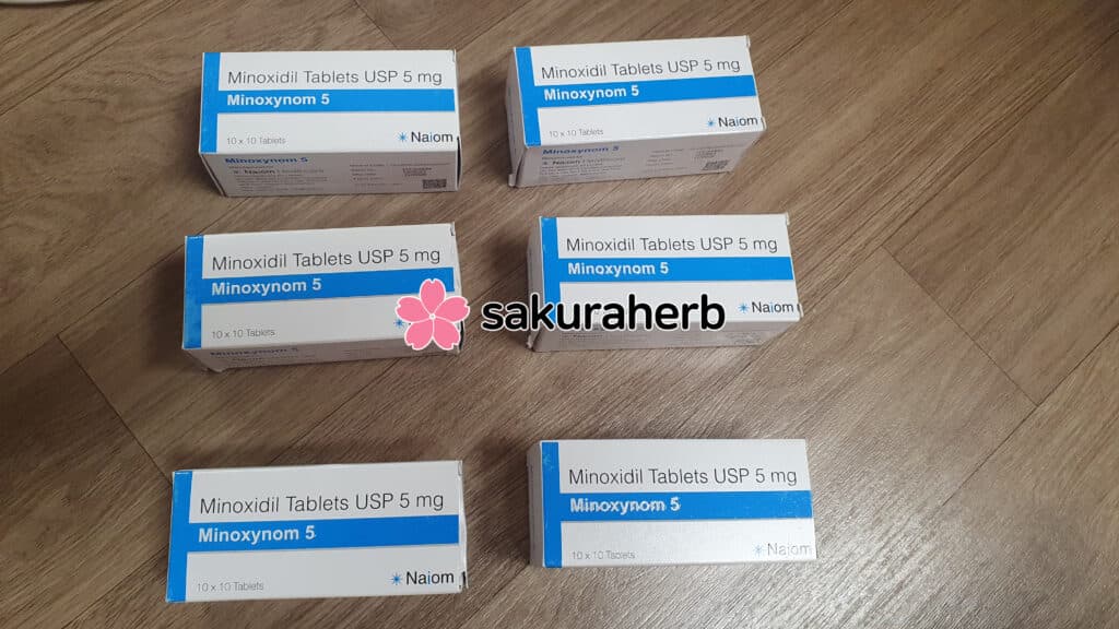 미녹시넘 5 ( 미녹시딜 Minoxidil 5mg ) - 600정