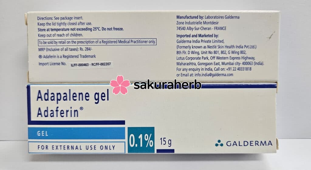 아다팔렌겔 디페린겔 0.1% 15g 6개