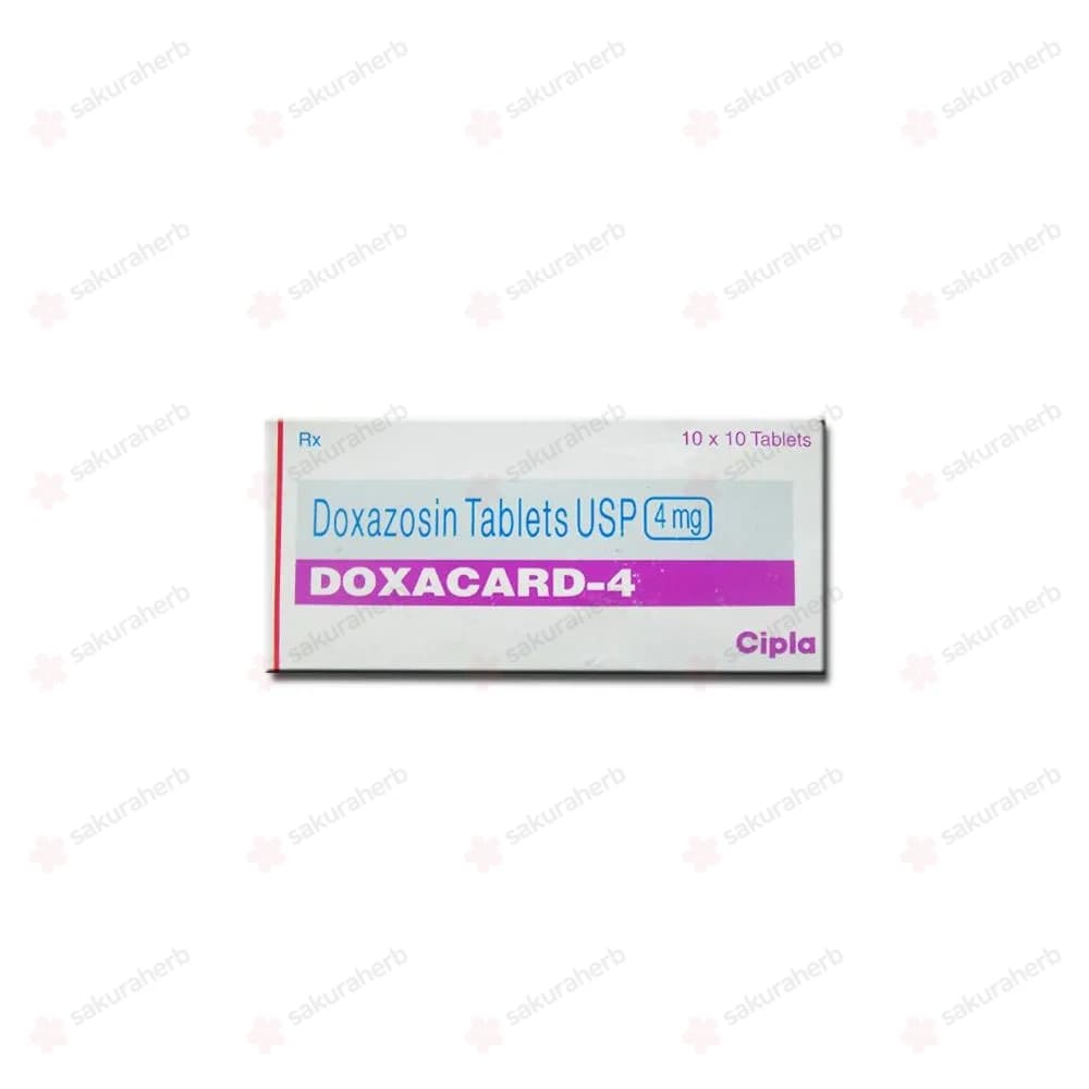 독사카드-4 ( 독사조신 Doxazosin 4mg )