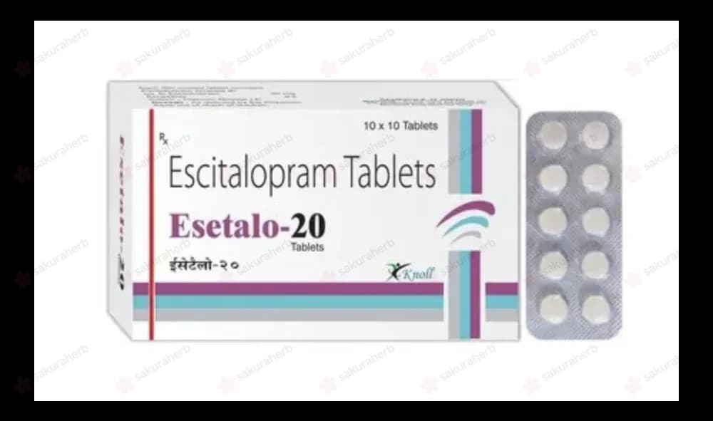 에세탈로-20 ( 에스시탈로프람 Escitalopram 20mg )