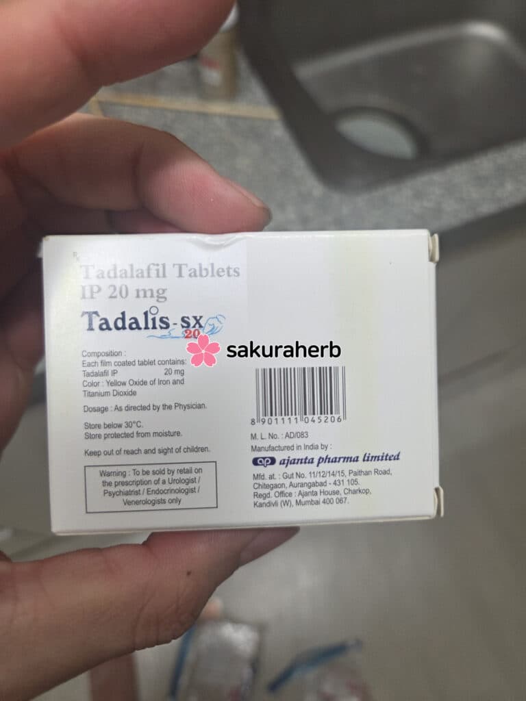 후기 - TadalisSX 4tab