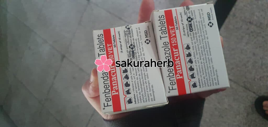 후기 - Panacur 150mg 50tab