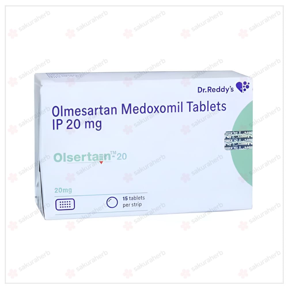 올세르탄 20 ( 올메사르탄 메독소밀 Olmesartan Medoxomil 20mg )