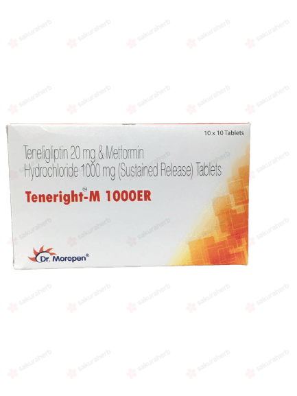 테네라이트-M 1000 ER ( 테네리글립틴 + 메트포르민 Teneligliptin + Metformin )