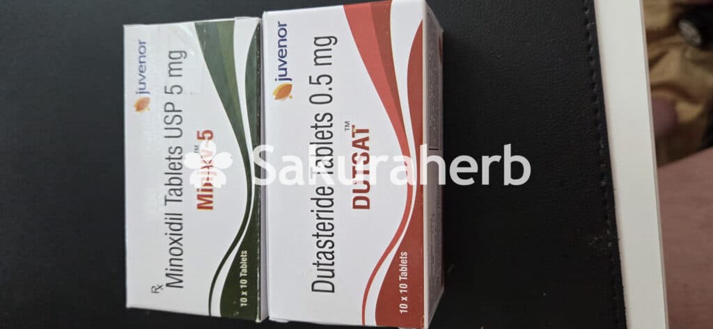 후기 - 두사트 +민주브 5 (두타스테리드 Dutasteride 0.5mg + 미녹시딜 Minoxidil 5mg)