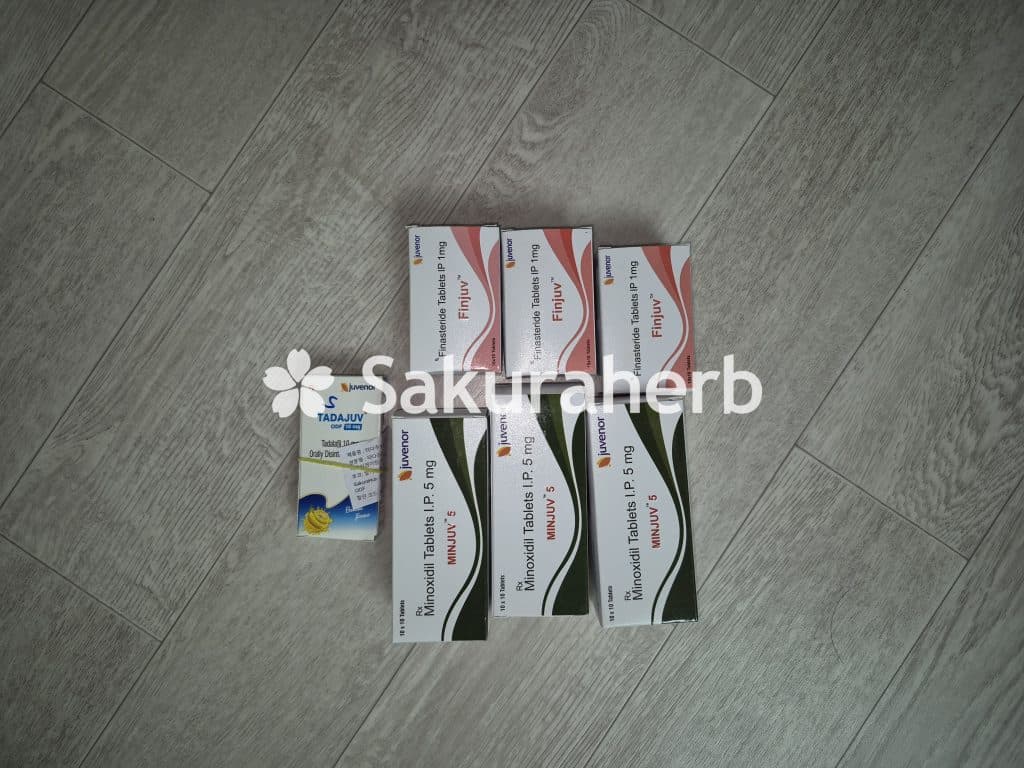 후기 - 핀주브 + 민주브 (피나스테리드 + 미녹시딜 Finasteride + Minoxidil 1mg 5mg)