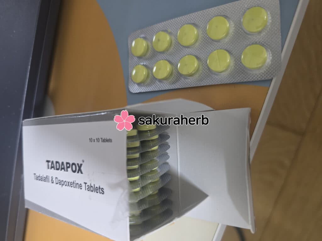 후기 - 타다폭스 (타다라필 Tadalafil 20mg +다폭세틴 Dapoxetine 60mg)
