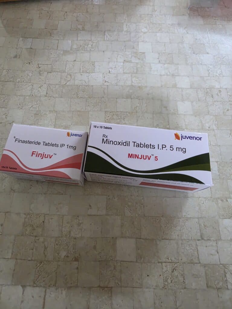 후기 - 핀주브 + 민주브 (피나스테리드 + 미녹시딜 Finasteride + Minoxidil 1mg 5mg)