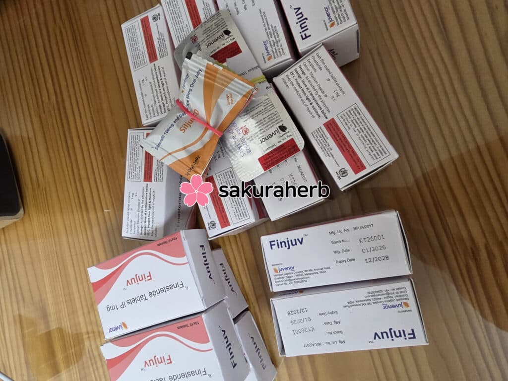 후기 - 핀주브 (피나스테리드 Finasteride 1mg)*1400정은 지인과 함께 구매*
