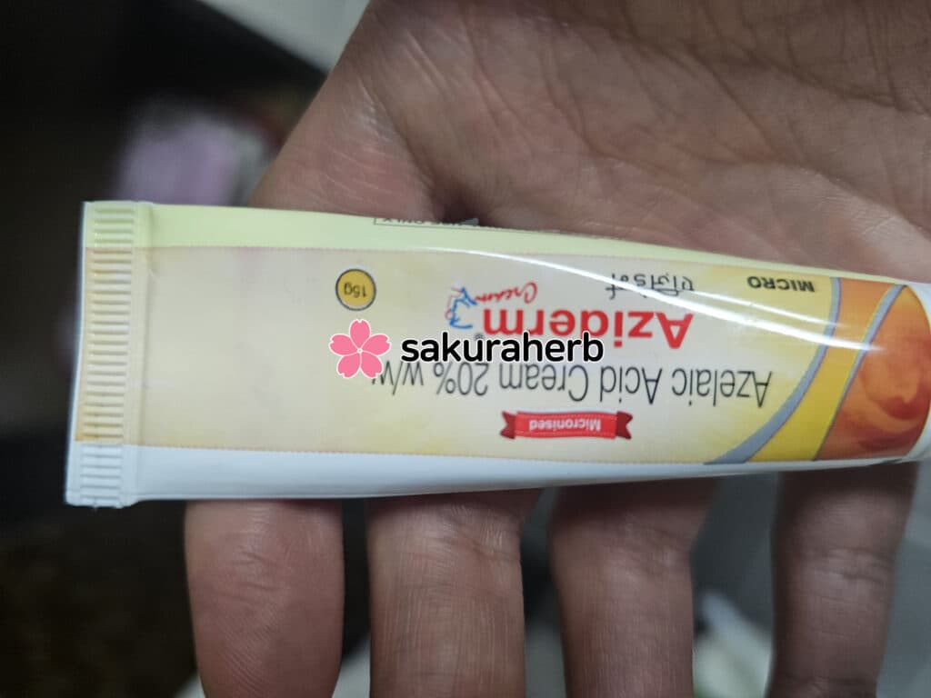 후기 - Aziderm 20% Cream 1ea