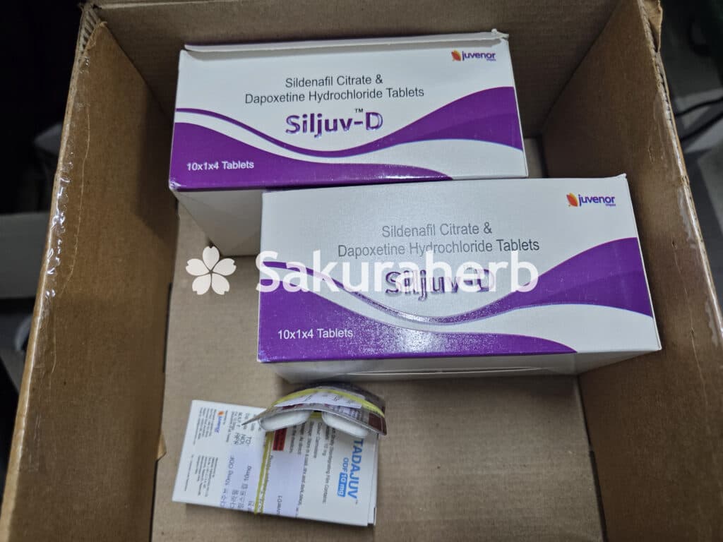 후기 - 실주브 D (구연산 실데나필 Sildenafil Citrate 100mg + 다폭세틴 Dapoxetine 60mg)