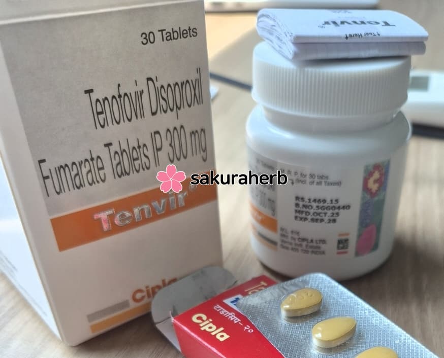 후기 - 텐비르 ( Tenofovir disoproxil fumarate 테노포비르 300mg )