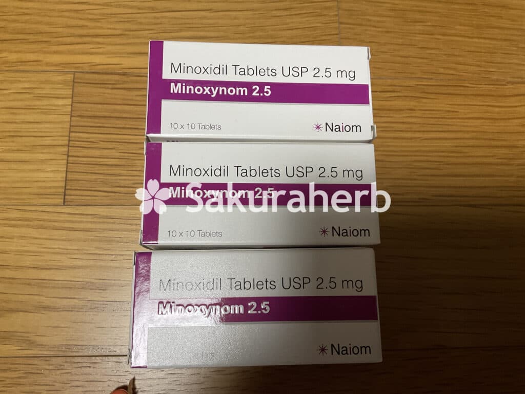 후기 - 미녹시넘 2.5 ( 미녹시딜 Minoxidil 2.5mg )