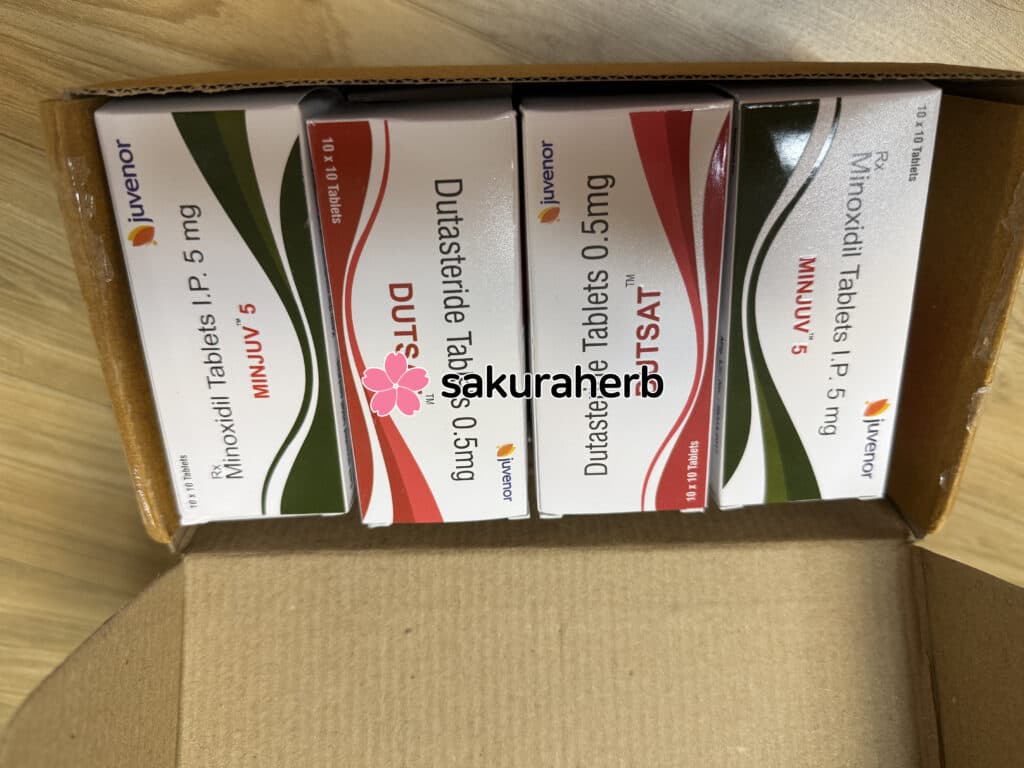 후기 - 두사트 +민주브 5 (두타스테리드 Dutasteride 0.5mg + 미녹시딜 Minoxidil 5mg)