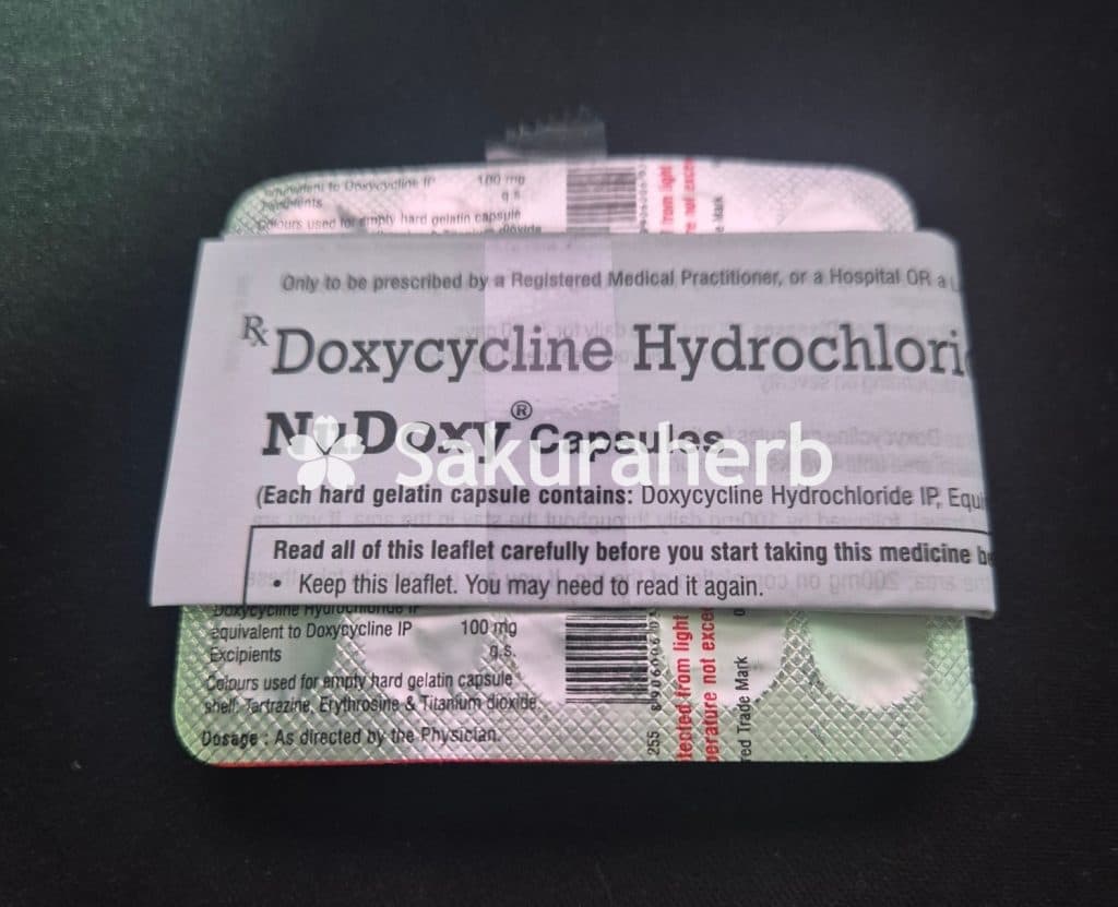후기 - 누독시 (Doxycycline 독시사이클린 100mg)