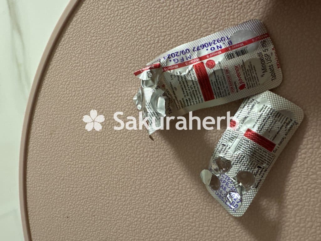 후기 - 핀주브 + 민주브 (피나스테리드 + 미녹시딜 Finasteride + Minoxidil 1mg 5mg)