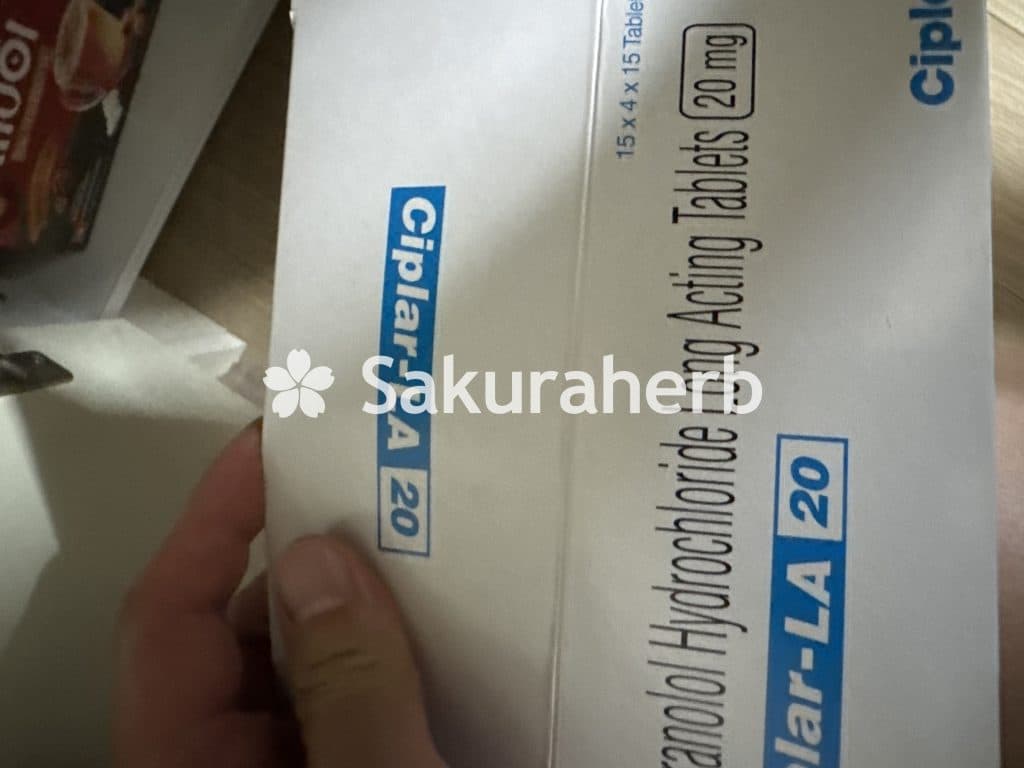 후기 - 씨플르-라 20 ( 프로프라놀롤 Propranolol 20mg )