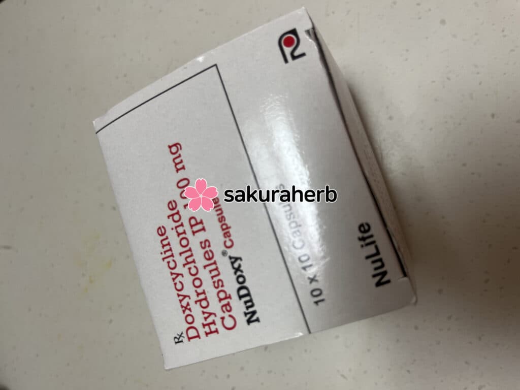 후기 - NuDoxy 100mg 100tab